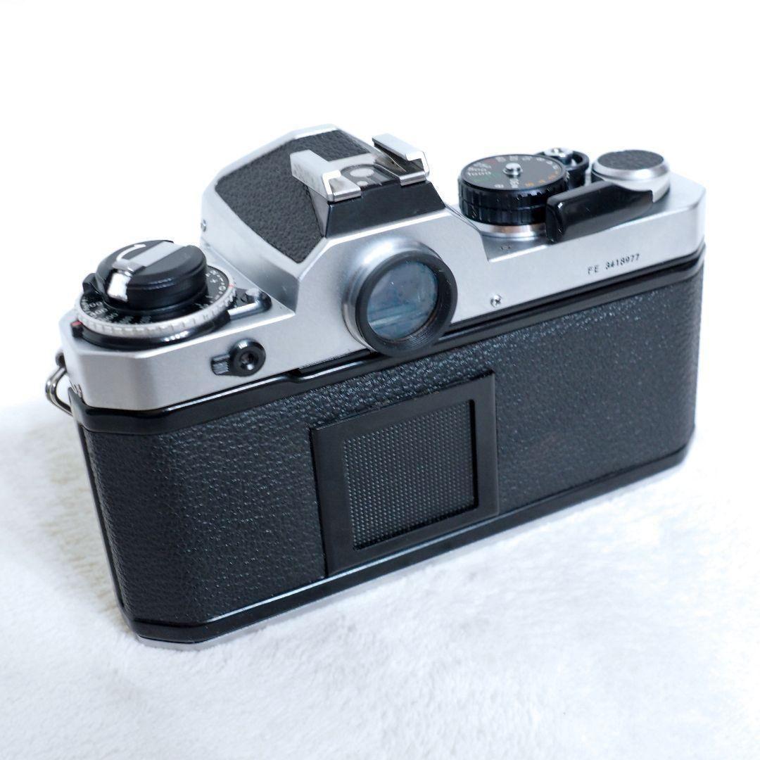 美品 Nikon ニコンFE シルバー 清掃 モルト交換 整備済 完動 極上品