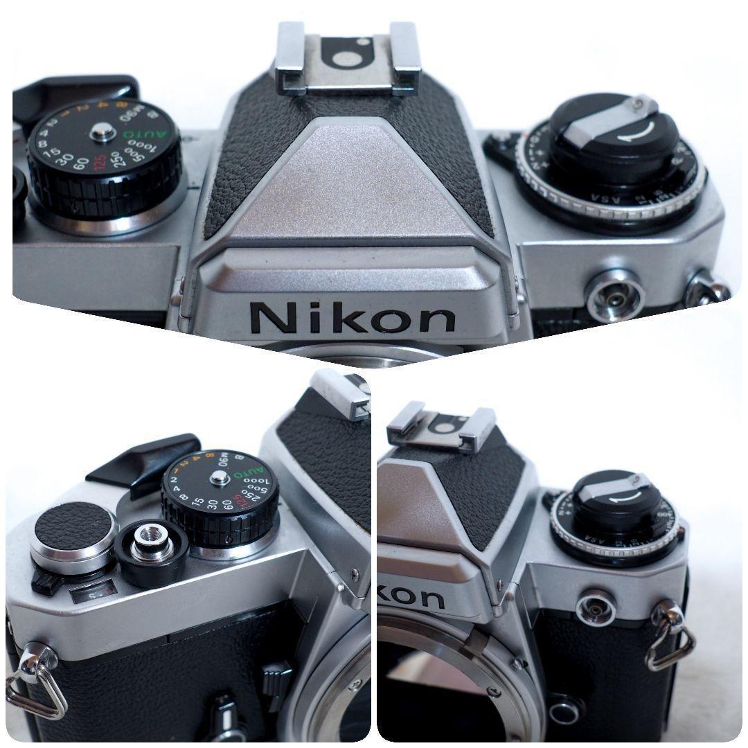 美品 Nikon ニコンFE シルバー 清掃 モルト交換 整備済 完動 極上品