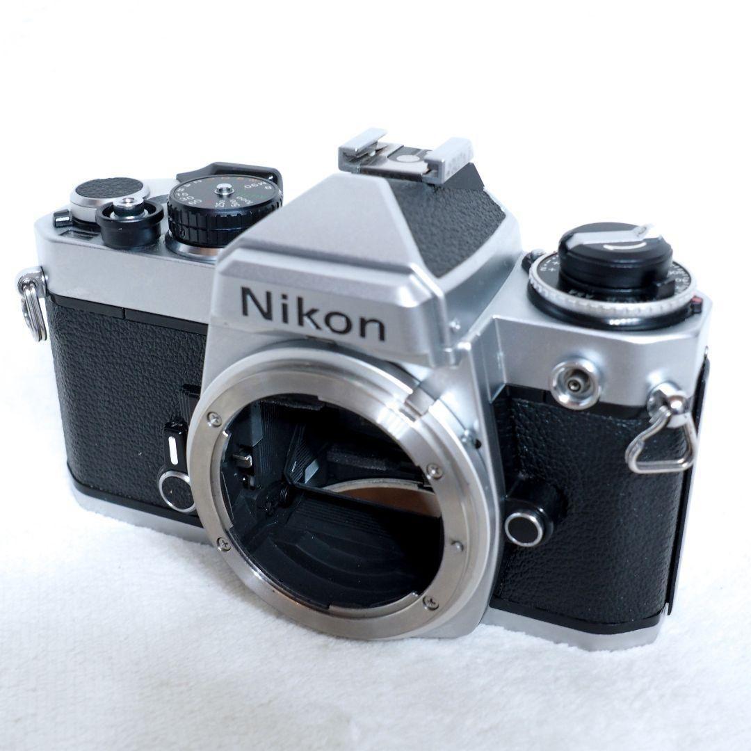 美品 Nikon ニコンFE シルバー 清掃 モルト交換 整備済 完動 極上品