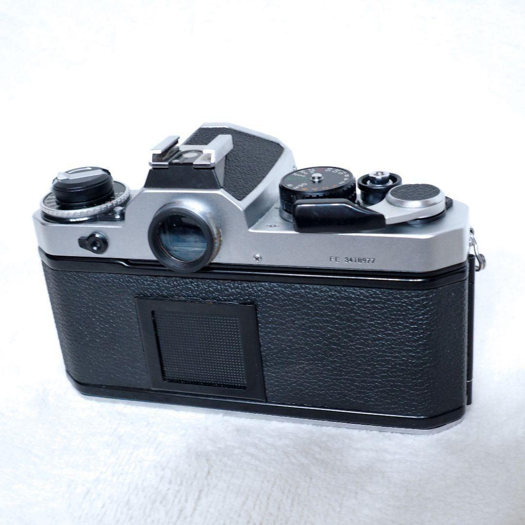 美品 Nikon ニコンFE シルバー 清掃 モルト交換 整備済 完動 極上品