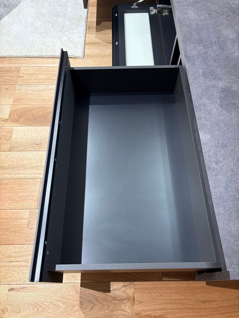 パモウナ　200cm テレビボード　セラミカネロ