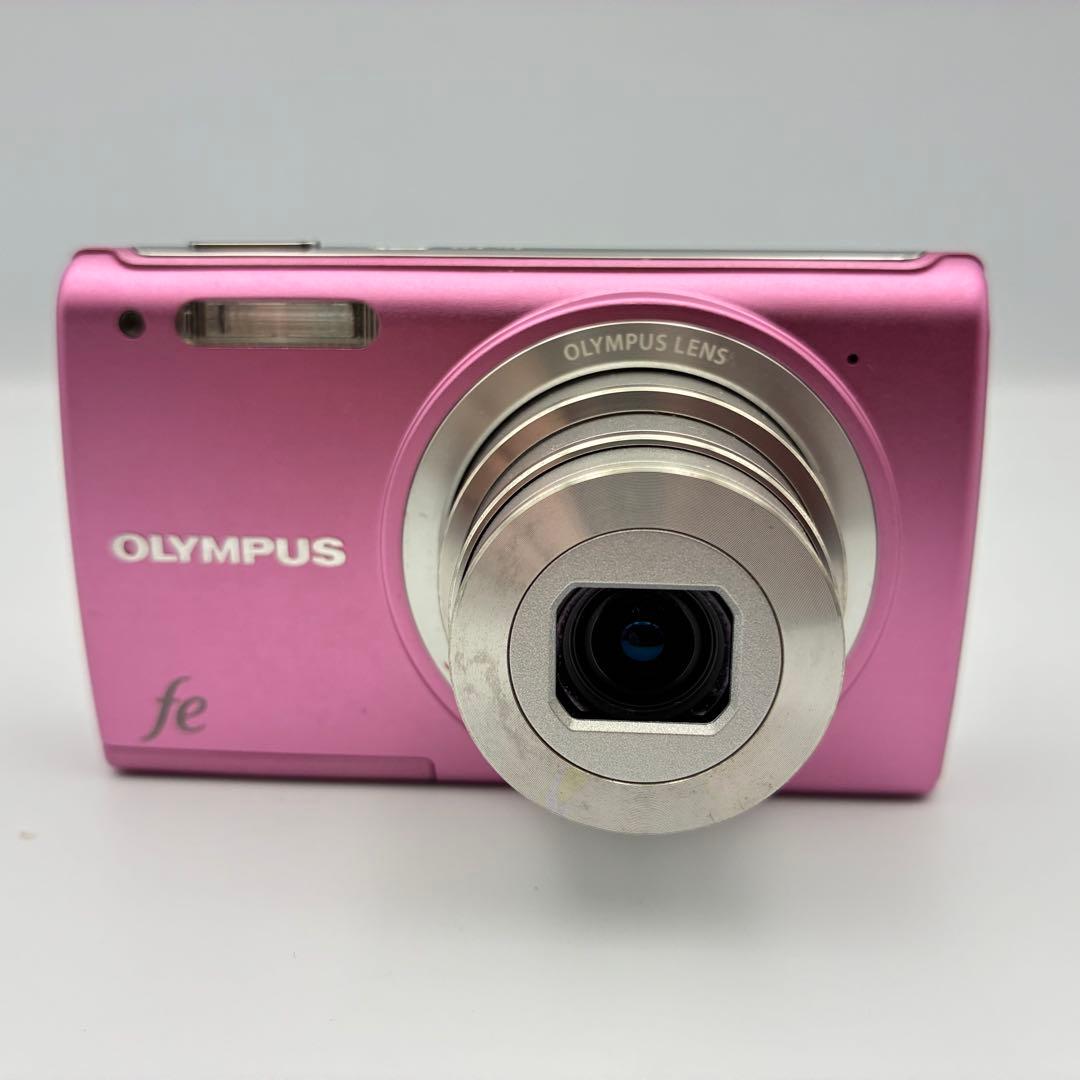 動作確認済 ★OLYMPUS FE-5050 ピンク オールドコンデジ