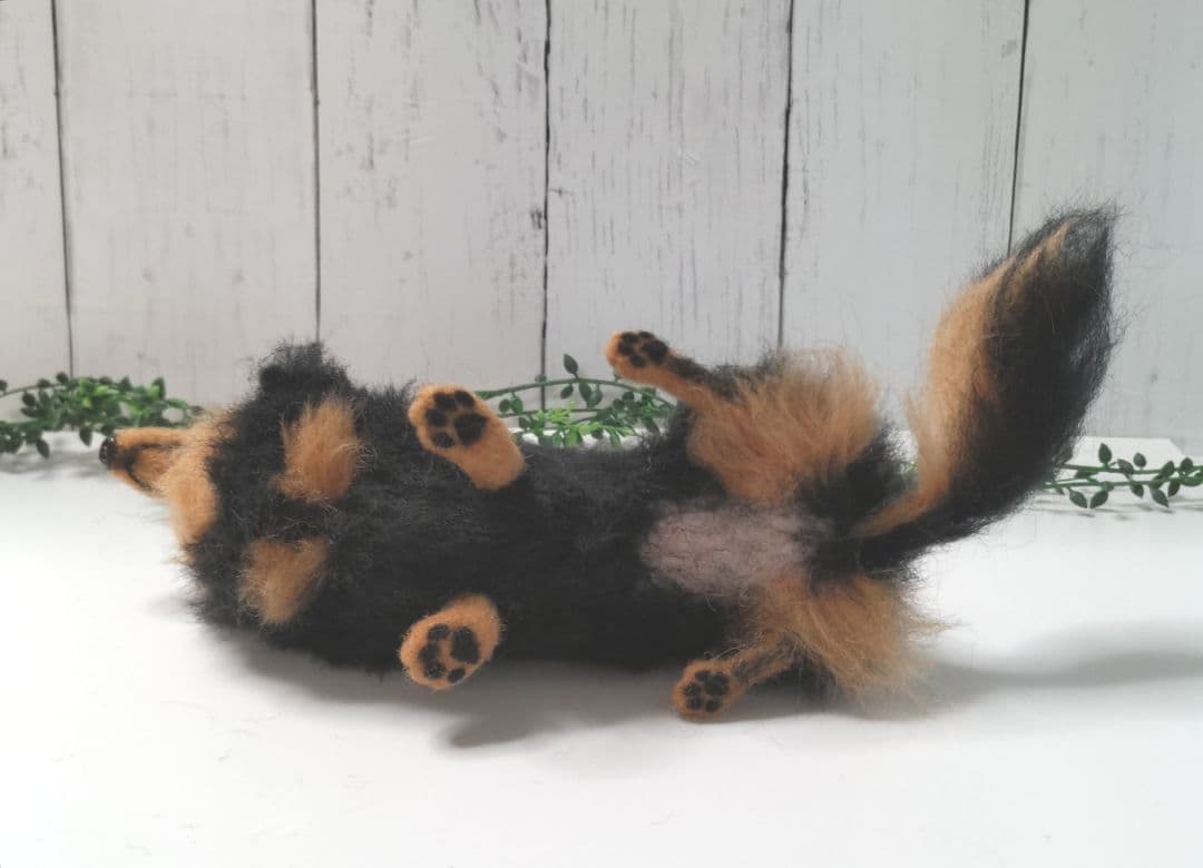 ミニチュアダックス♡ブラックタン♡羊毛フェルト♡ハンドメイド♪