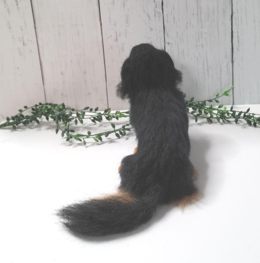 ミニチュアダックス♡ブラックタン♡羊毛フェルト♡ハンドメイド♪