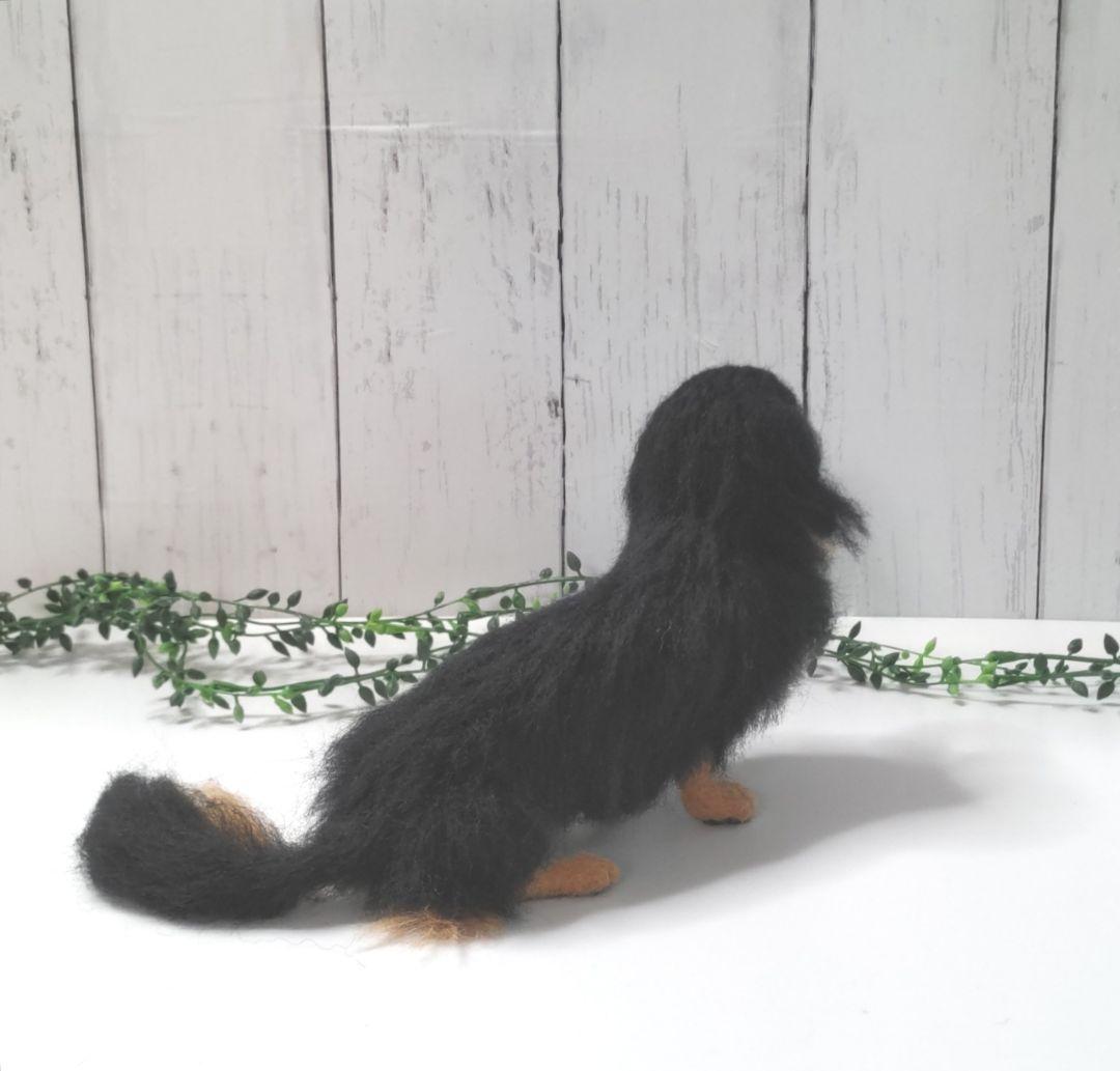 ミニチュアダックス♡ブラックタン♡羊毛フェルト♡ハンドメイド♪