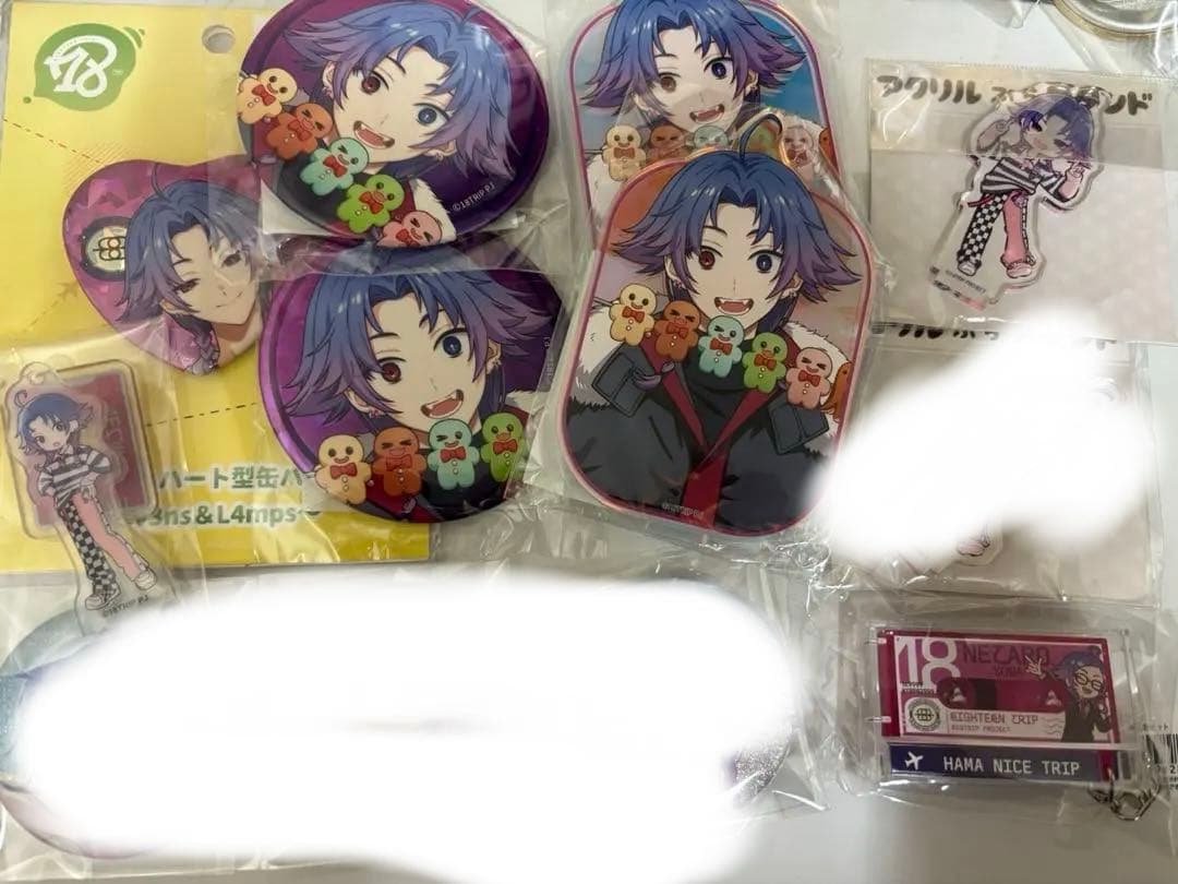 夜半子タろ エイトリ　18trip 缶バッジ　アクリルスタンド　カプセル