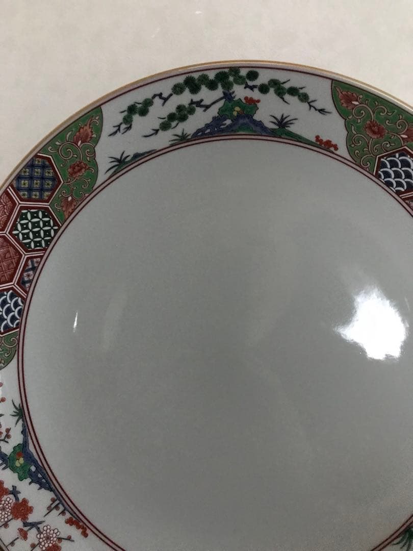 【新品】有田焼 松九寿門作 飾り皿　大皿