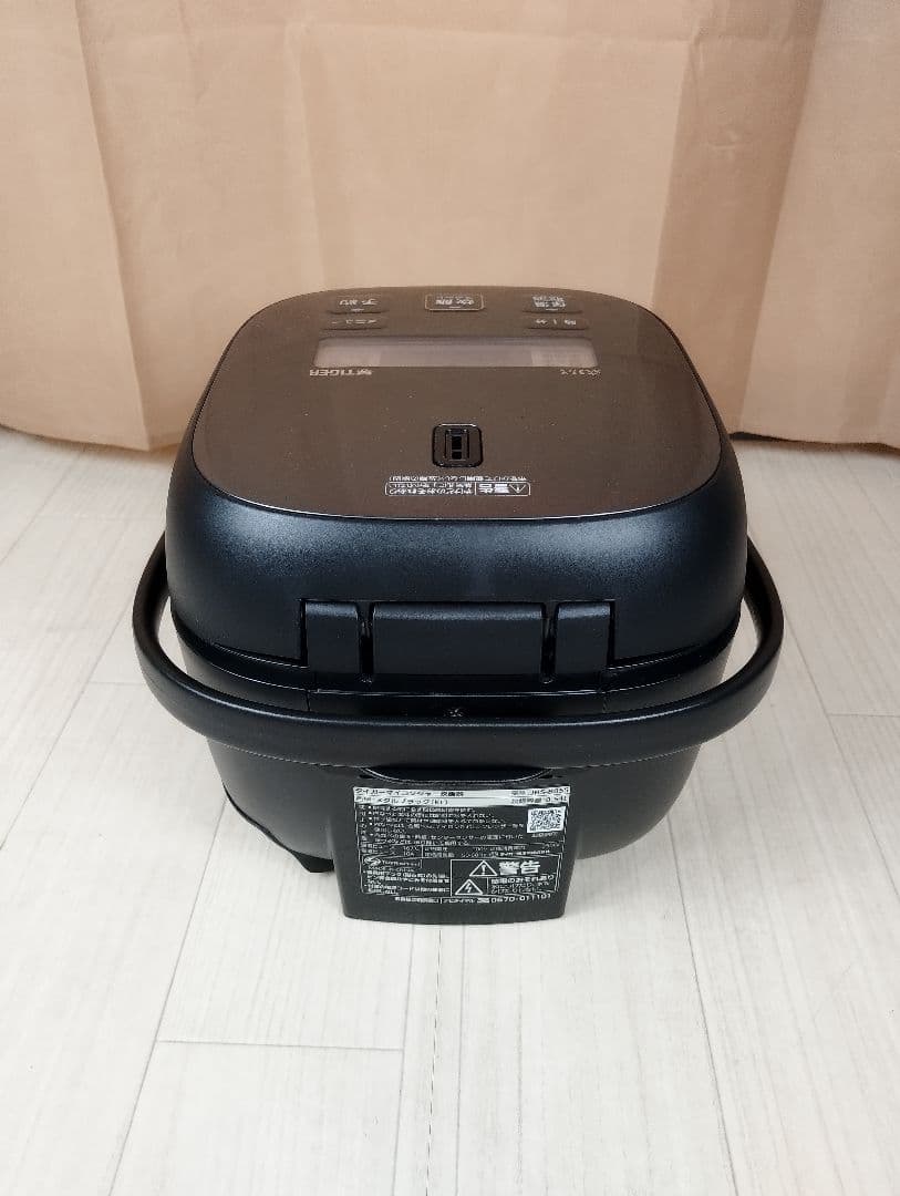 タイガー マイコンジャー炊飯器 JBS-B055 メタルブラック 0.54L