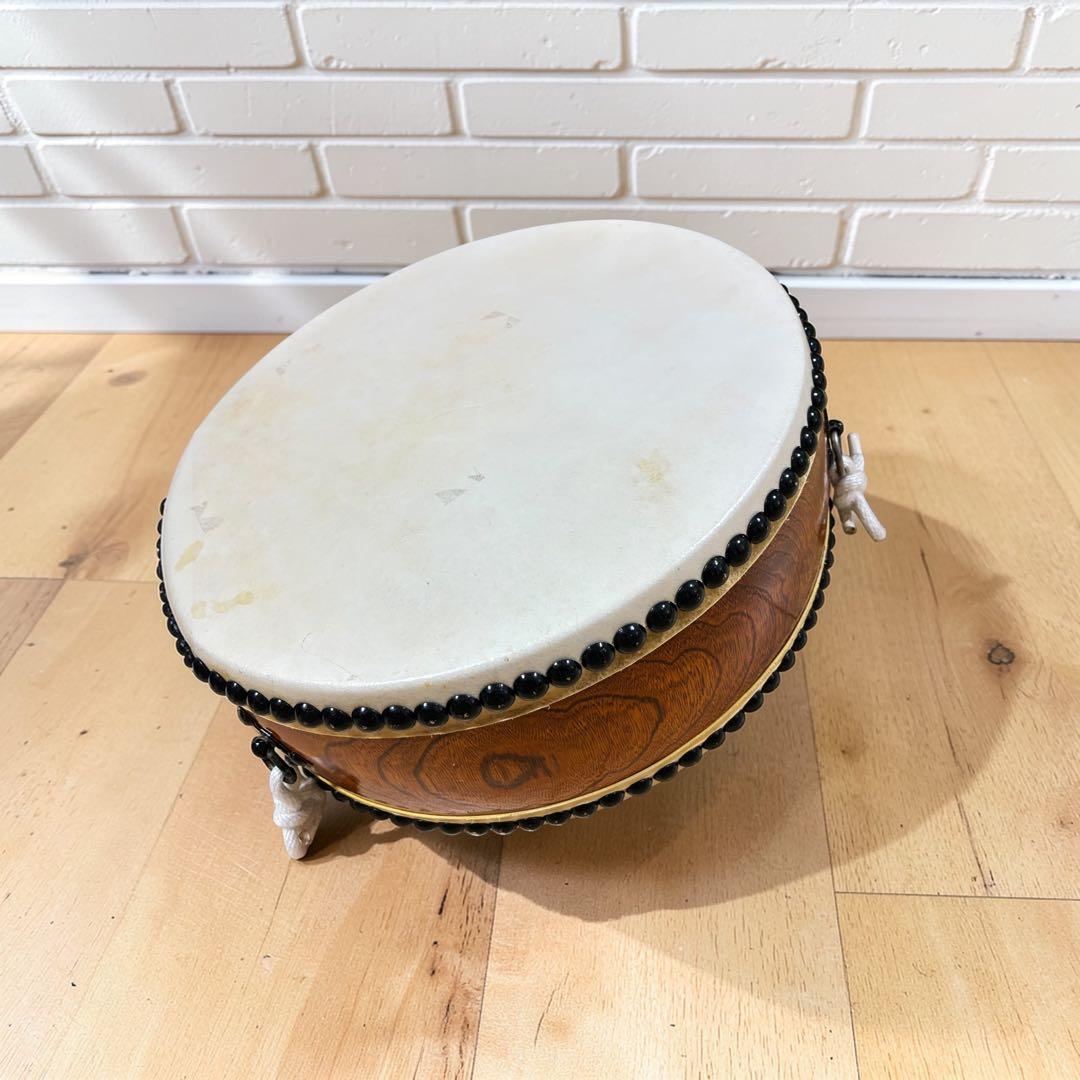 和太鼓 平胴太鼓 1尺2寸 36cm スタンド付き バチ付き セット 木製台