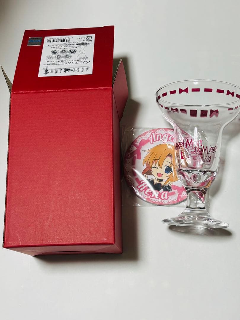 新品　ひぐらし　パフェグラス　コースター　レナ　魅音　詩音　梨花　沙都子　羽入