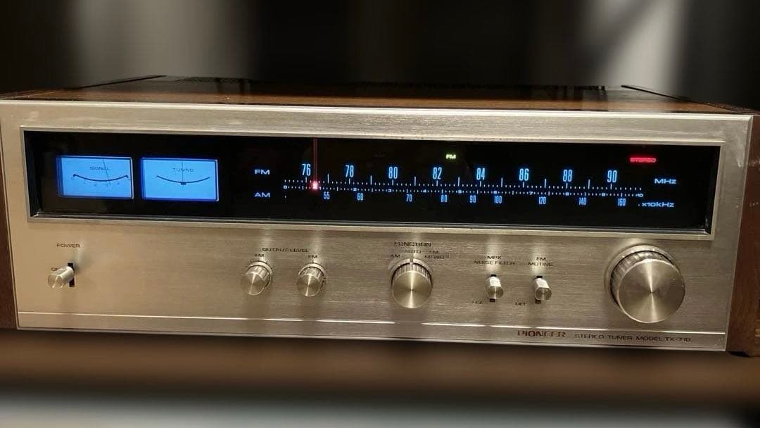 昭和レトロ・ヴィンテージ‼️Pioneer TX-710 FM/AMチューナー
