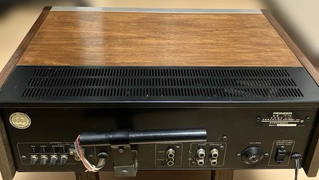 昭和レトロ・ヴィンテージ‼️Pioneer TX-710 FM/AMチューナー