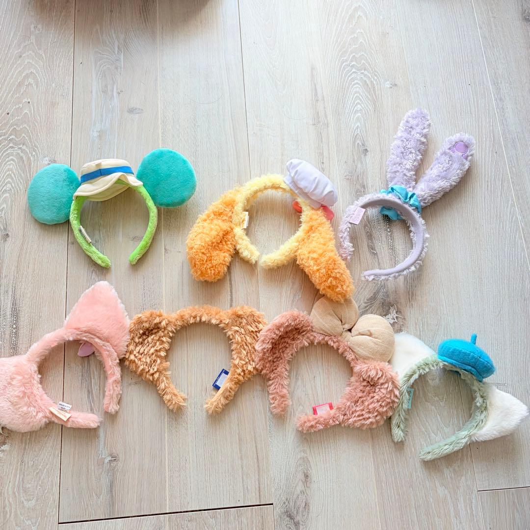 ダッフィー&フレンズ　カチューシャ　コンプリート　ディズニーリゾート