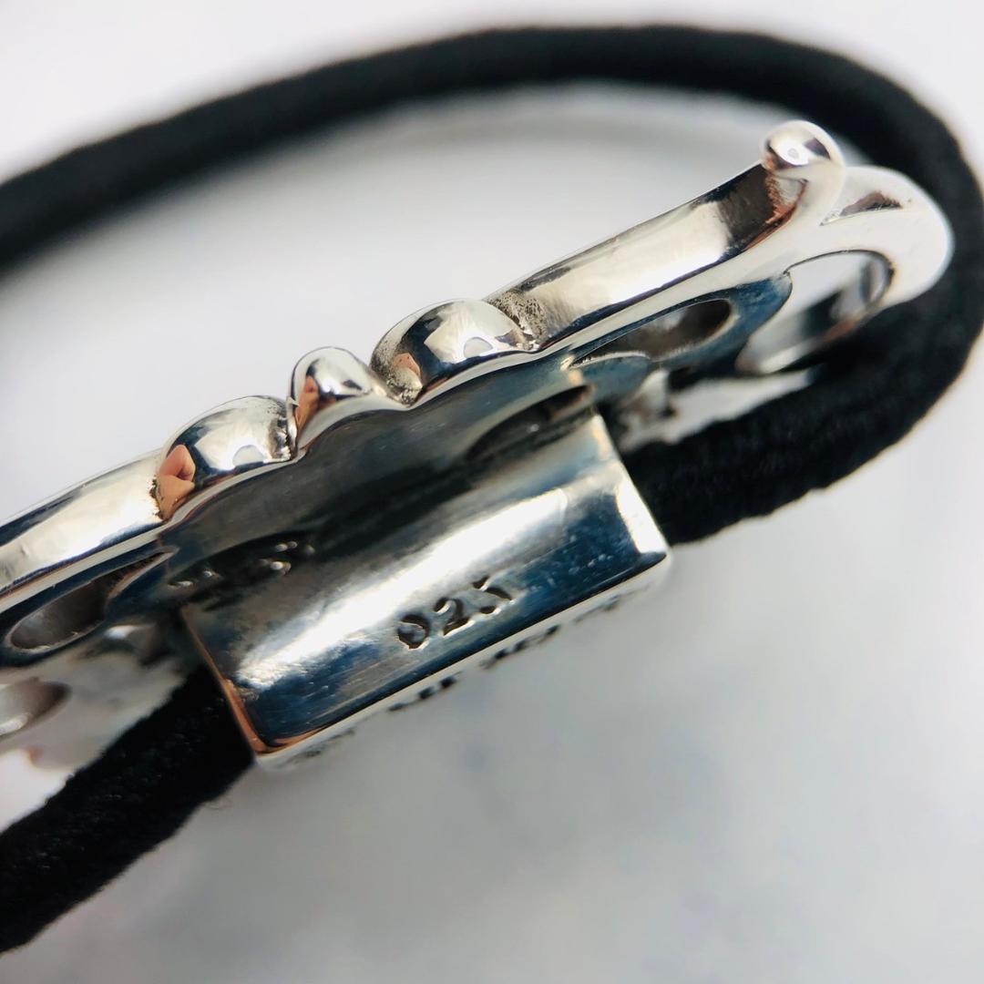 シルバー925 ヘアゴム　フローラル　人気　新品　3-34　9705