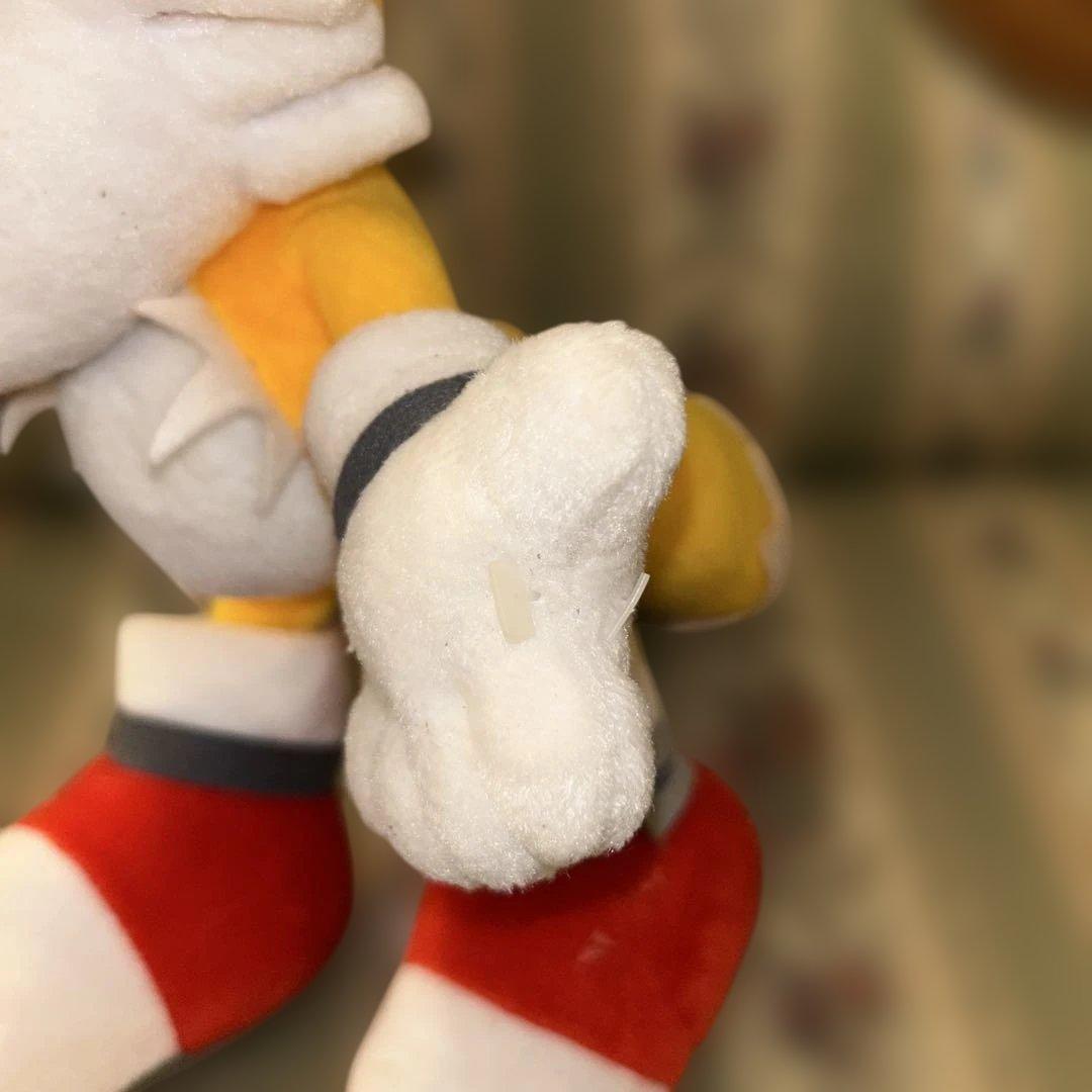 N*す様 ソニックアドベンチャー　スーパージャンボぬいぐるみ　ソニック　テイルス