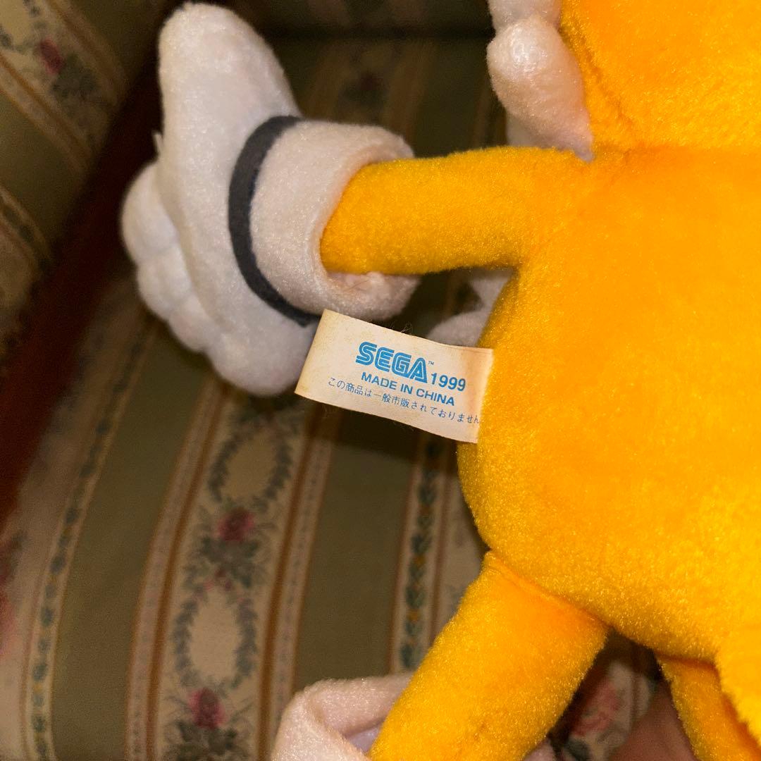 N*す様 ソニックアドベンチャー　スーパージャンボぬいぐるみ　ソニック　テイルス