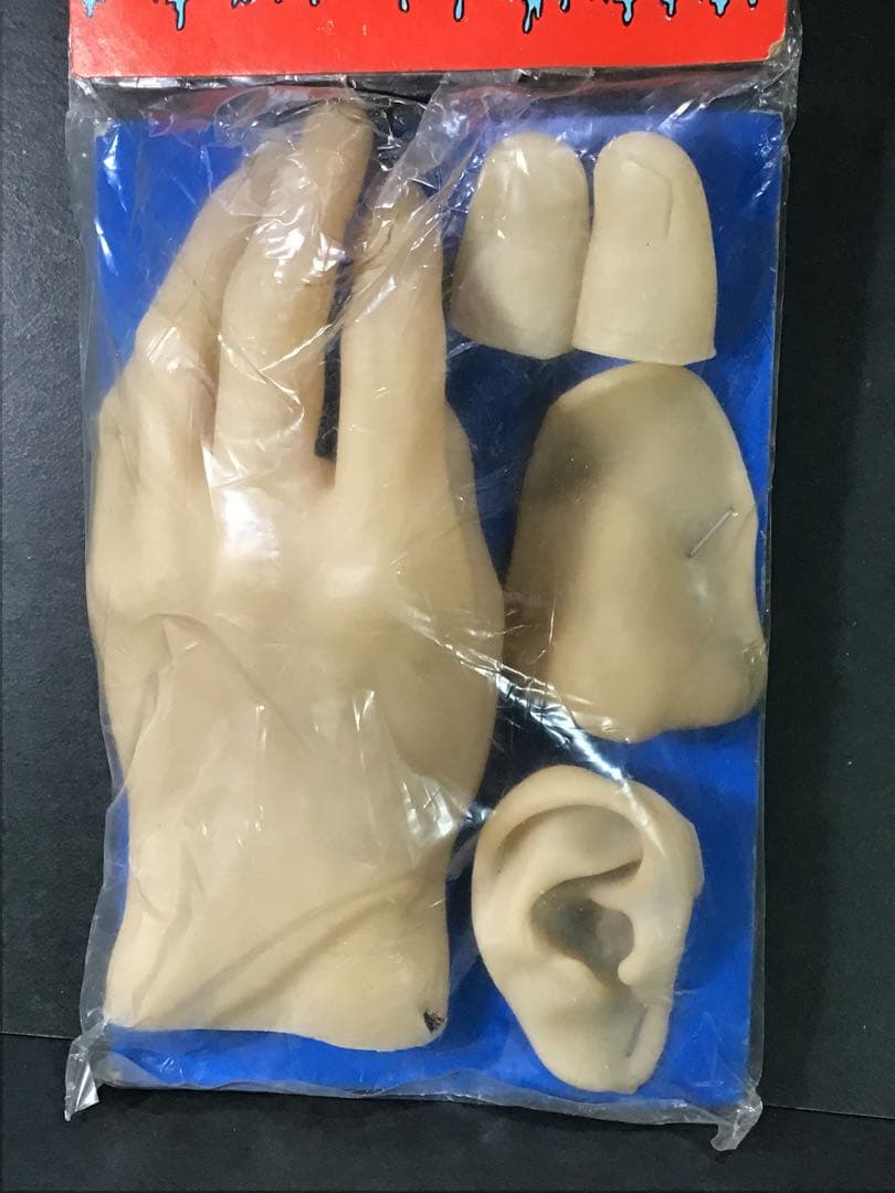 昭和レトロ 恐怖のバラバラ人体 ソフビ 人形 ホラー 駄玩具 人体模型 お化け