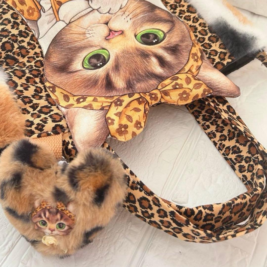 ゆ*ら様 新柄超BIGリトルサンダー　ヒョウ柄＆ファー　コヤンイサムチョン　トー