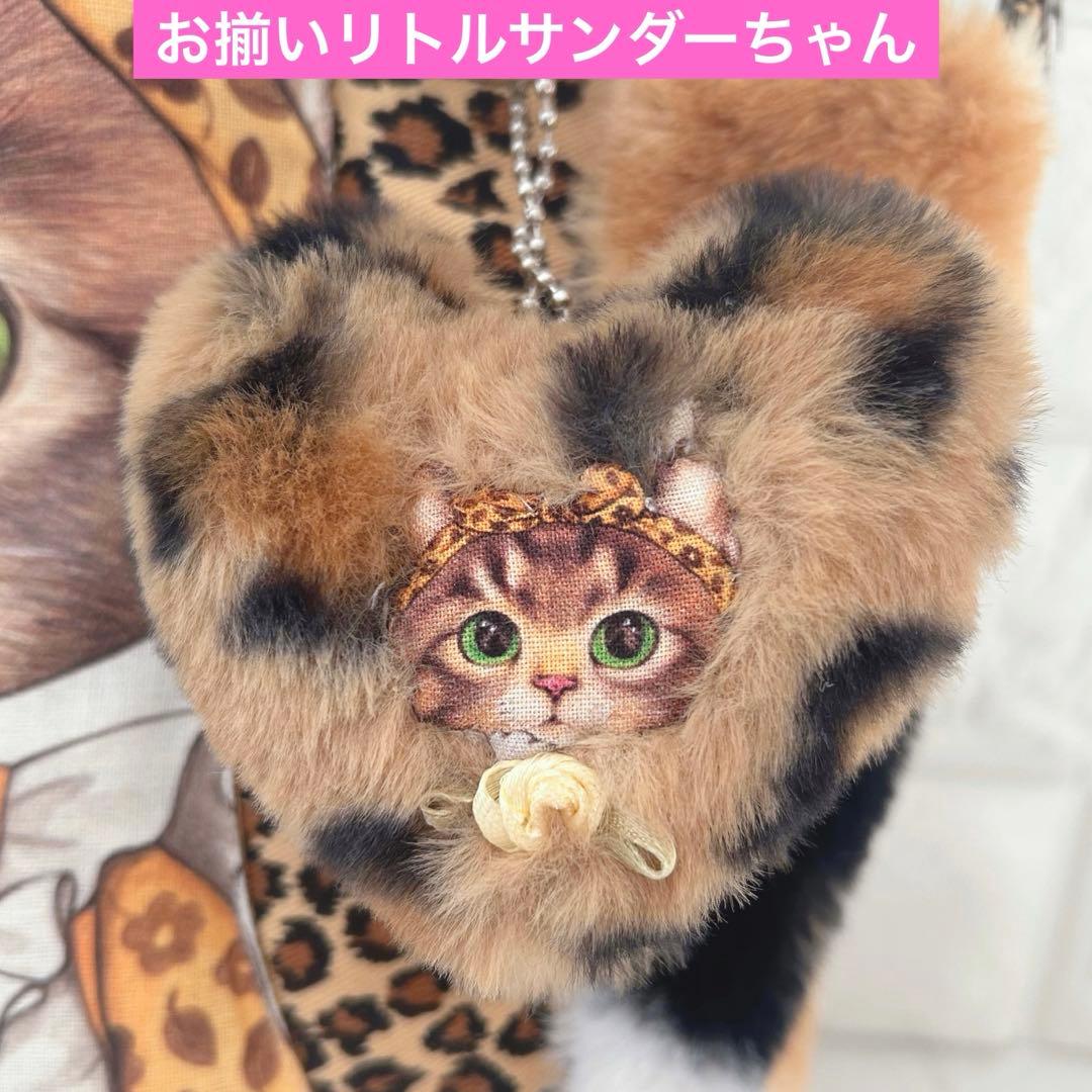 ゆ*ら様 新柄超BIGリトルサンダー　ヒョウ柄＆ファー　コヤンイサムチョン　トー