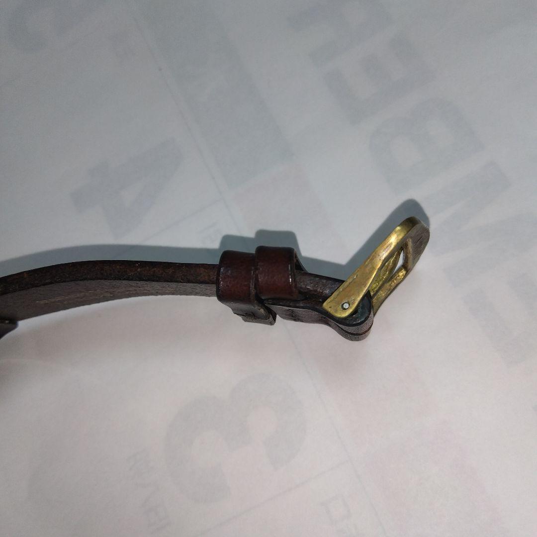 ☆青い文字盤のアナログ腕時計☆（電池式）《USED》美品