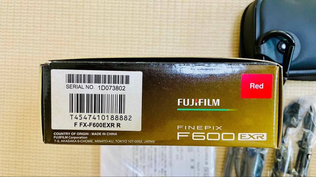 【中古美品】FUJIFILM FINEPIX F600EXR 16MP レッド