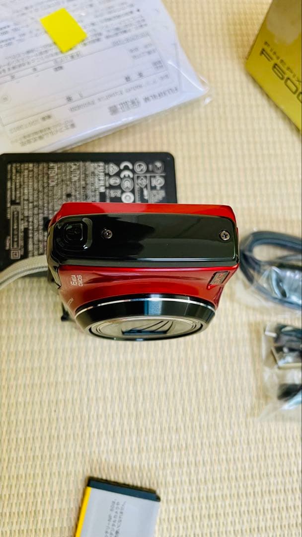 【中古美品】FUJIFILM FINEPIX F600EXR 16MP レッド