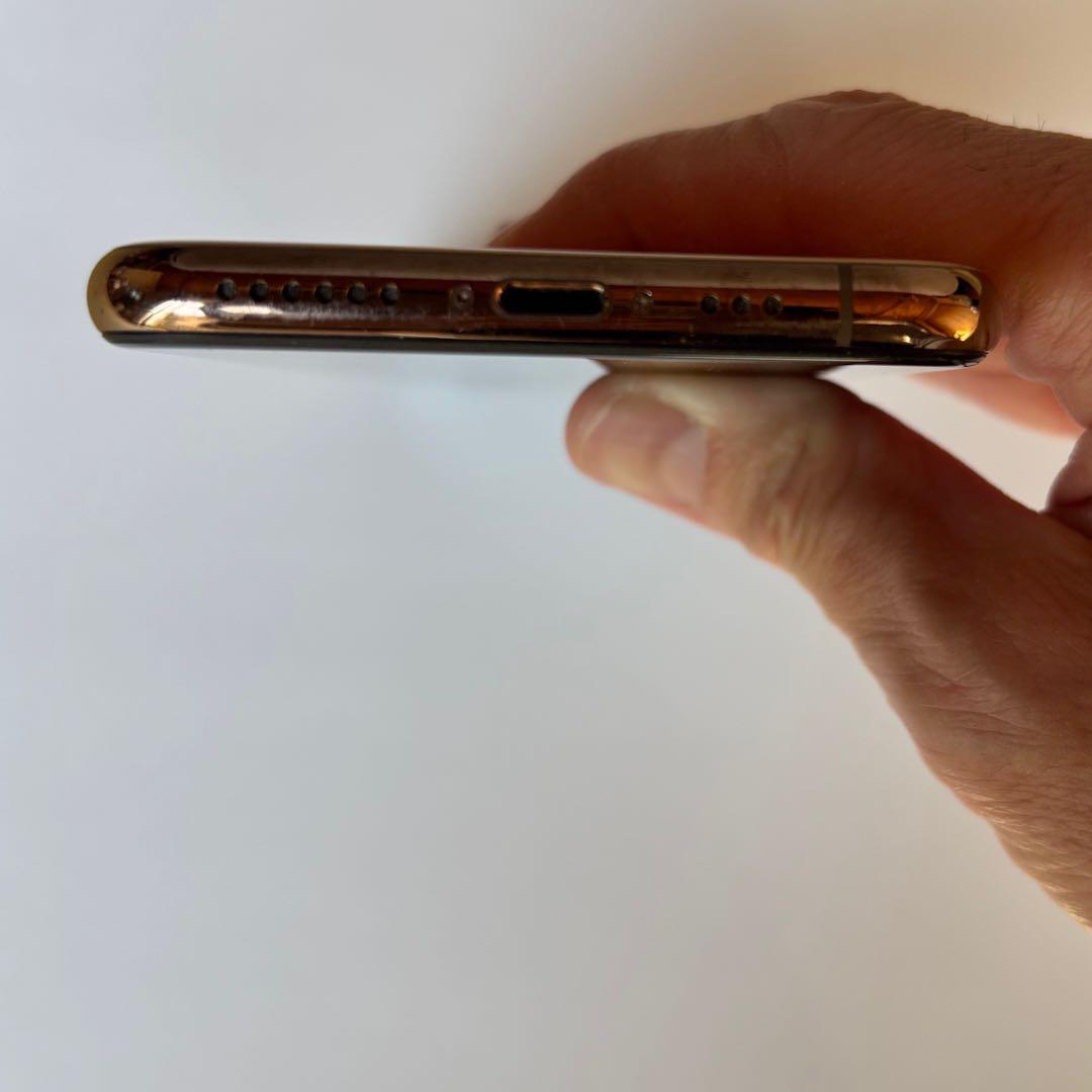 Apple iPhoneXS 256GB simフリー　本体　ゴールド画面割れ有