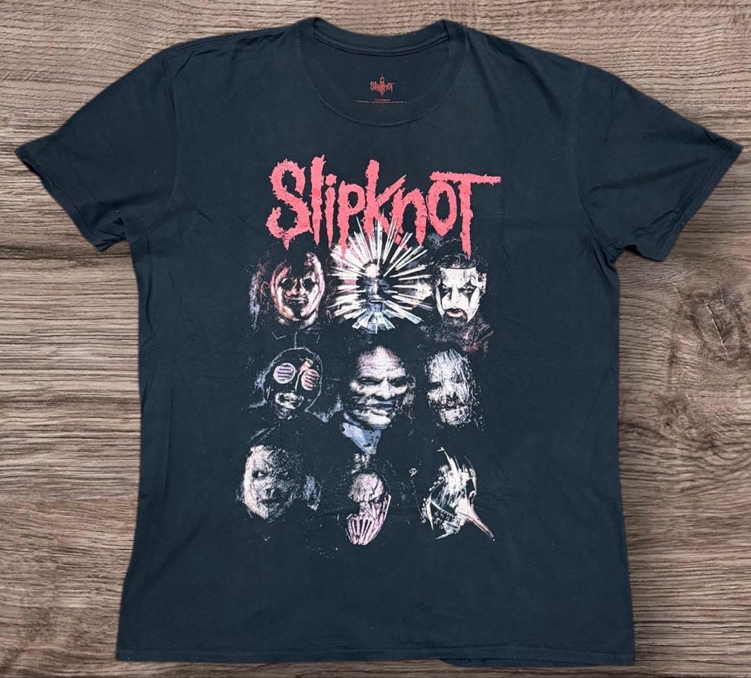★希少XL!! Slipknot 2014-2015ツアー バンドTシャツ/XL