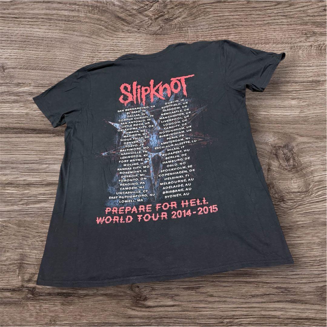 ★希少XL!! Slipknot 2014-2015ツアー バンドTシャツ/XL
