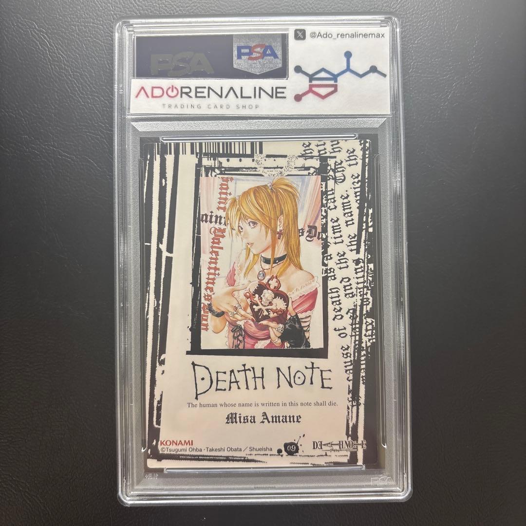 【PSA9】DEATH NOTEデスノート TC MISA AMANE 9