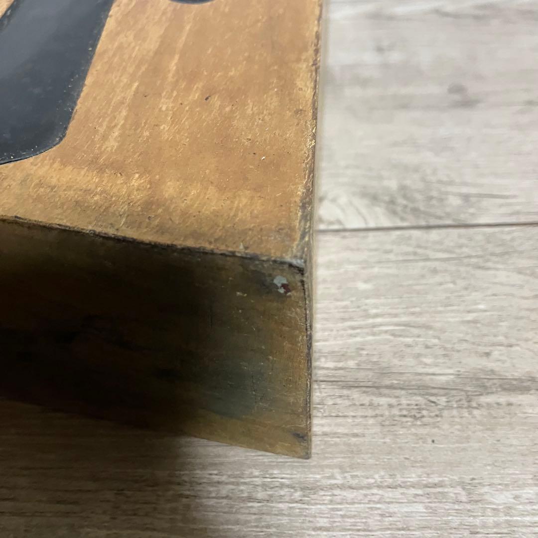 E-4 【昭和レトロ】将棋駒 置物「王将」飾り駒 アンティーク 傷あり