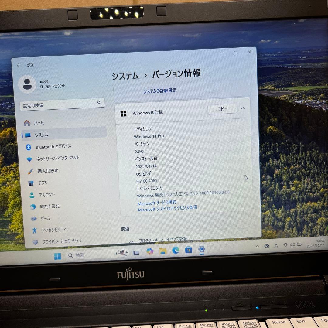 Windowsノート本体 FUJITSU LIFEBOOK A747/T 8GB/256GB