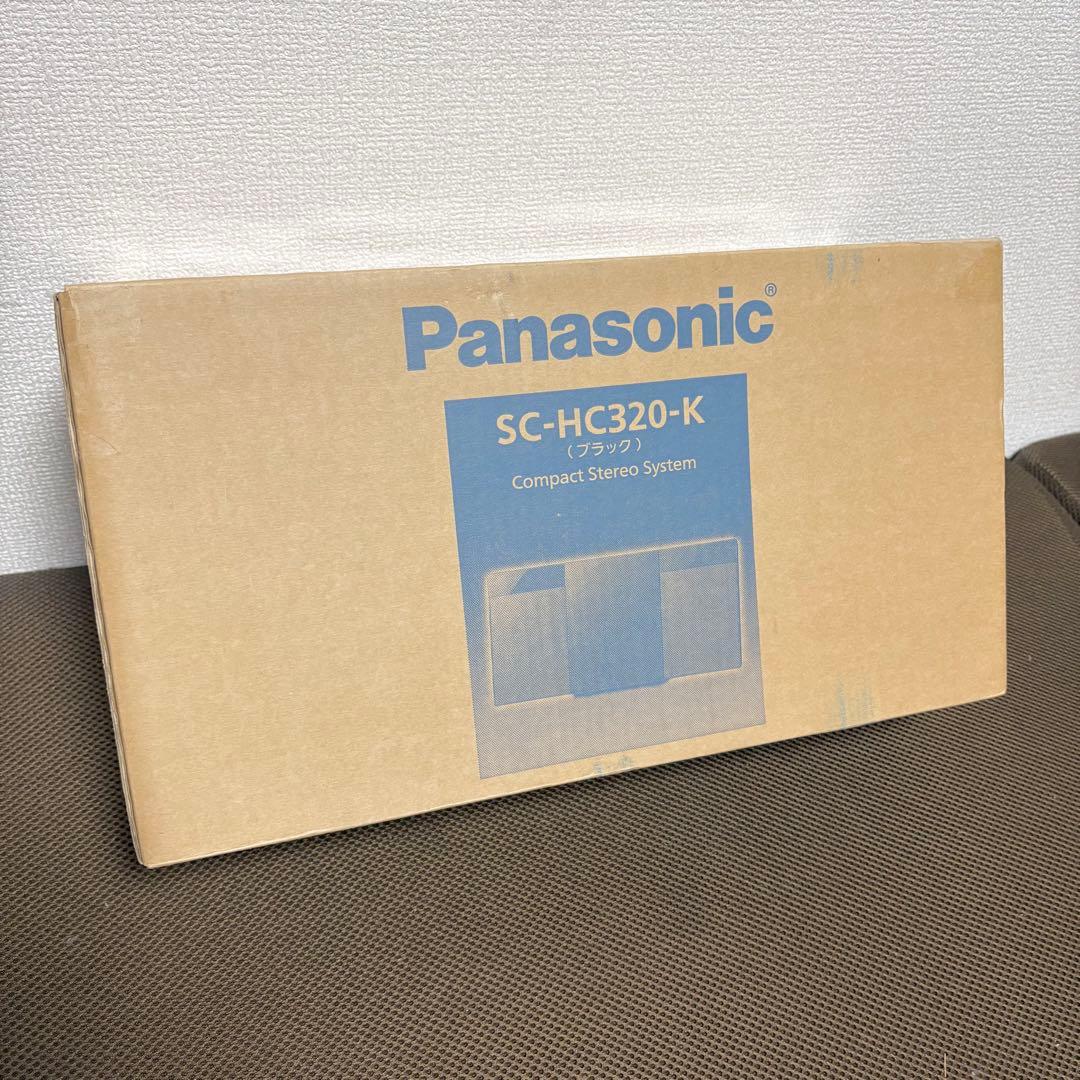 【美品】パナソニック SC-HC320-K コンパクトステレオシステム