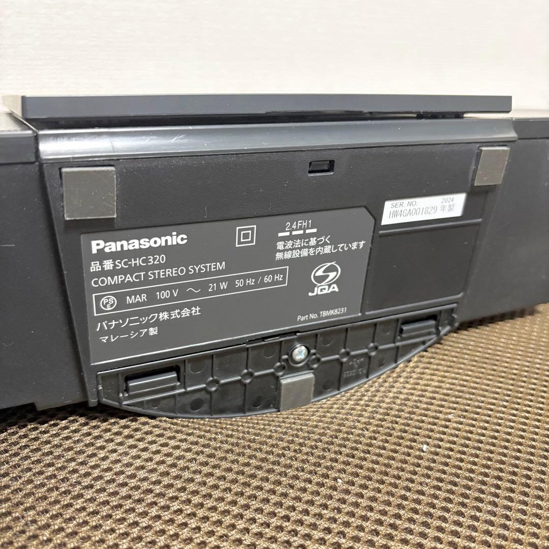【美品】パナソニック SC-HC320-K コンパクトステレオシステム