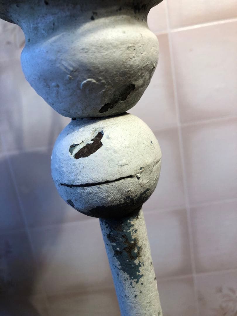 h バードケース　アイアンスタンド　ガーデニング雑貨アンティーク　シャビーシック