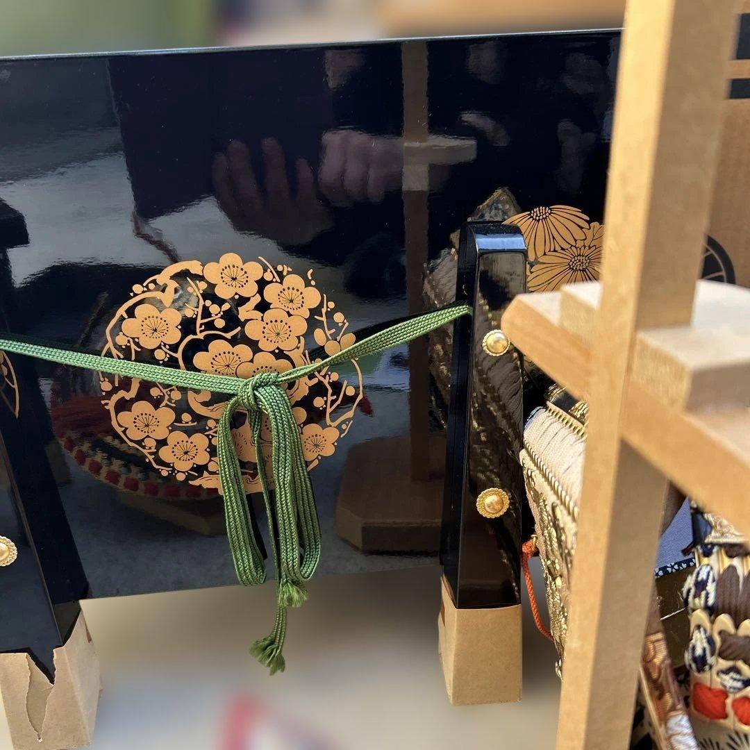 美品‼️5月人形　兜飾り　かがり火付き