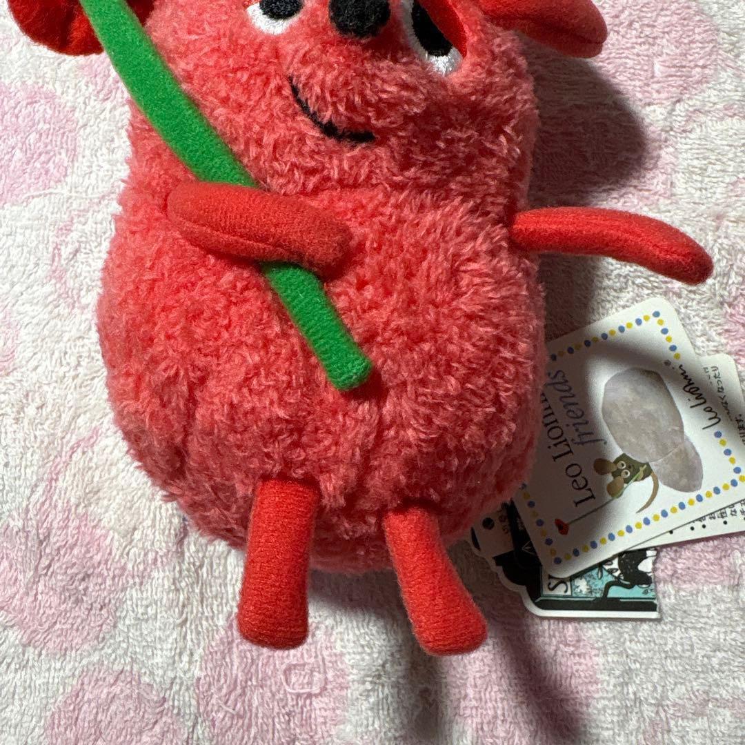 希少 フレデリック　Leo Lionni's ぬいぐるみ S レオレオニ レッド