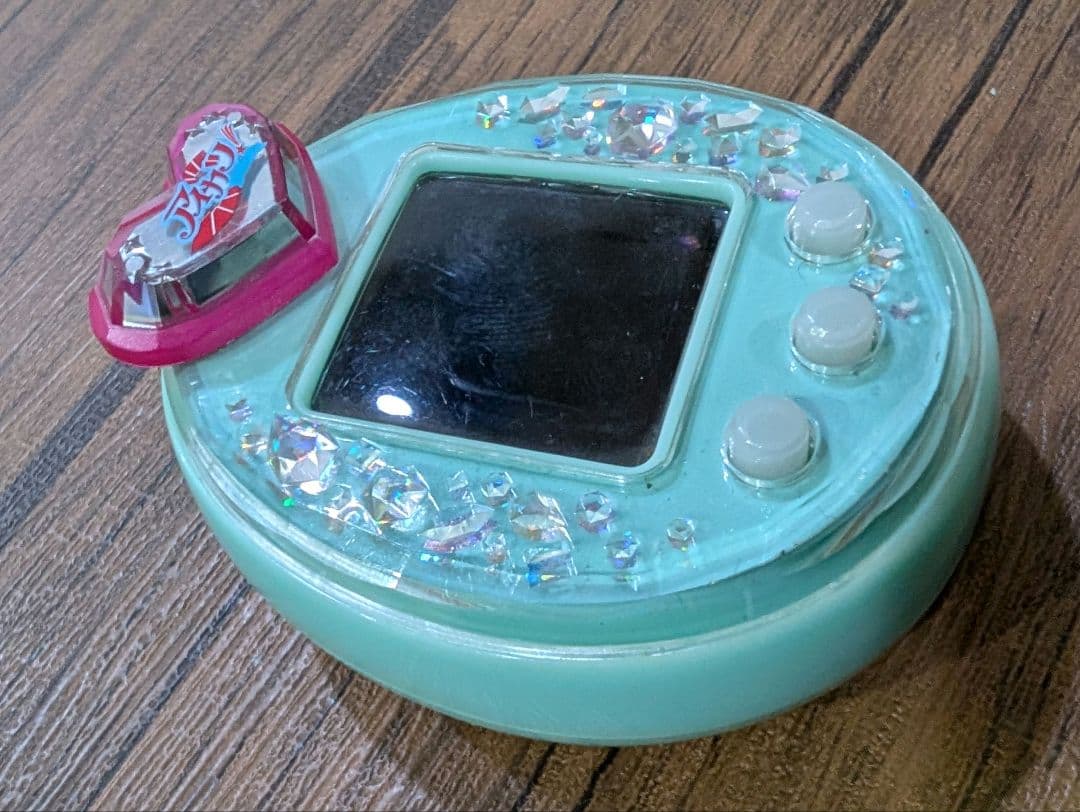【動作確認済み】たまごっちピース Tamagotchi P's 緑 アイカツ