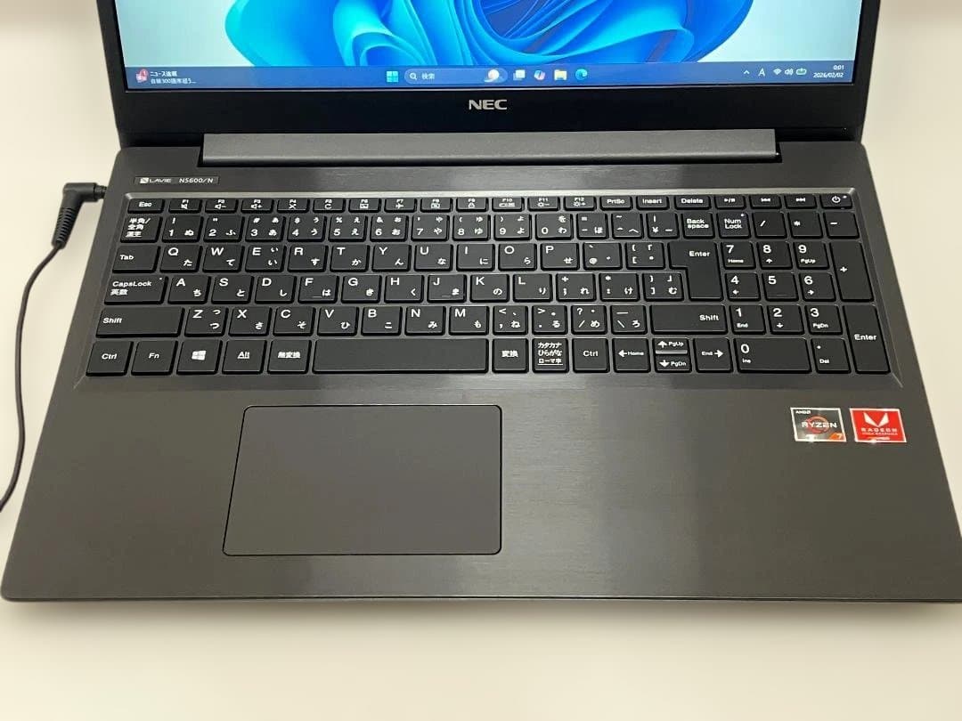NECノートパソコン Ryzen7/12GB/SSD+HDD/Windows11