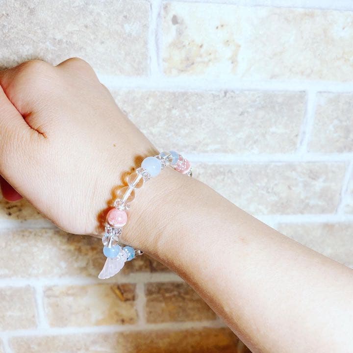 恋と癒しのお守りブレスレット 内径14.5cm