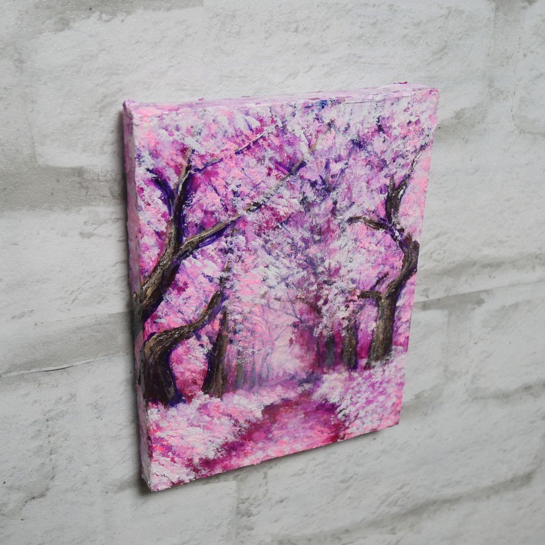 油絵 油彩 油彩画 絵 絵画 F0号【春】