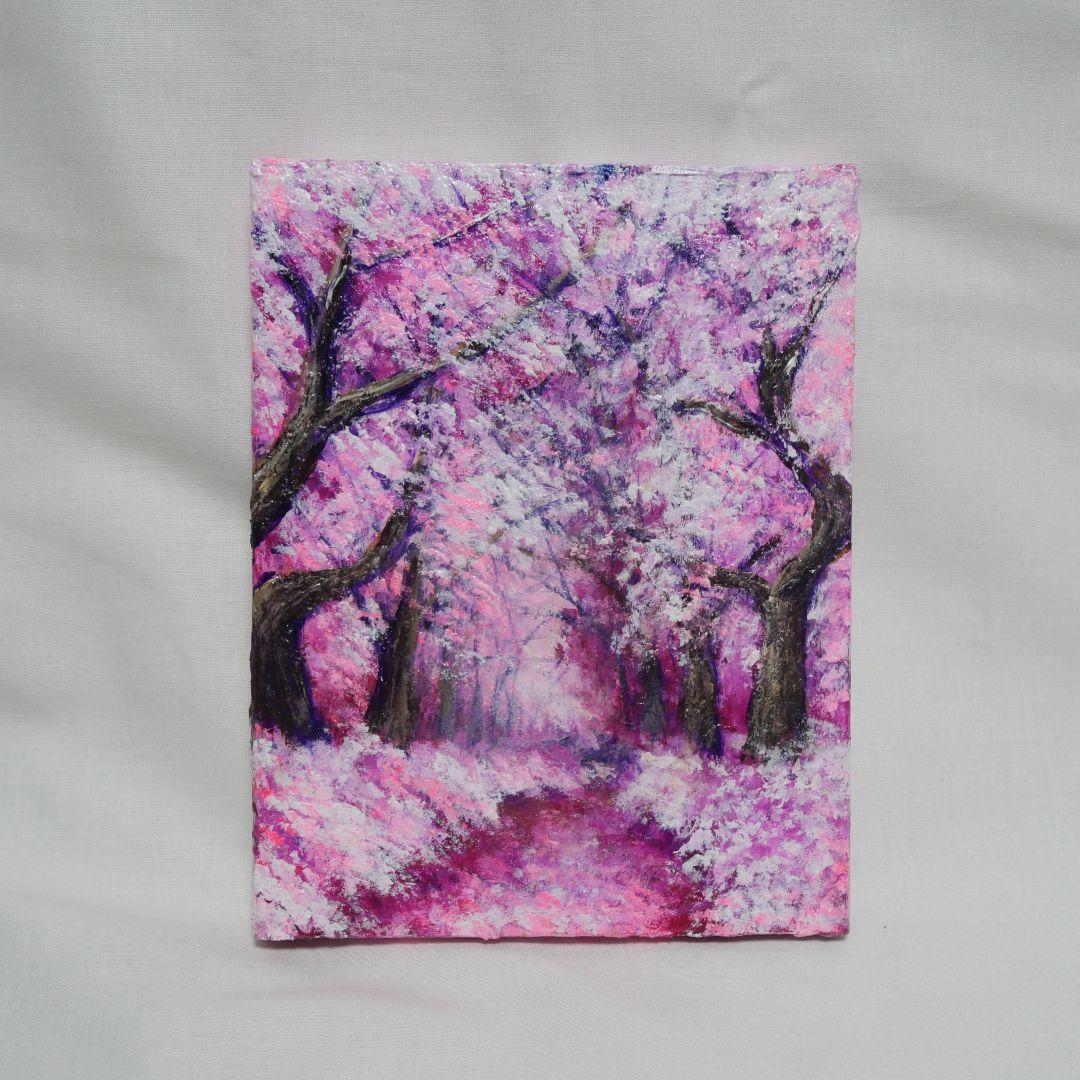 油絵 油彩 油彩画 絵 絵画 F0号【春】
