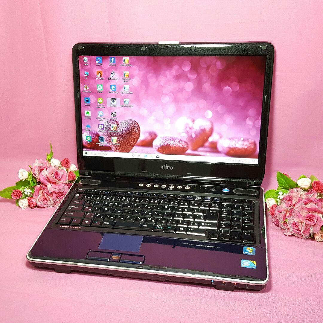 ブルーレイ♠CORE-I5♠メモリ4G❥大容量500G❥HDMI❥ダークブルー