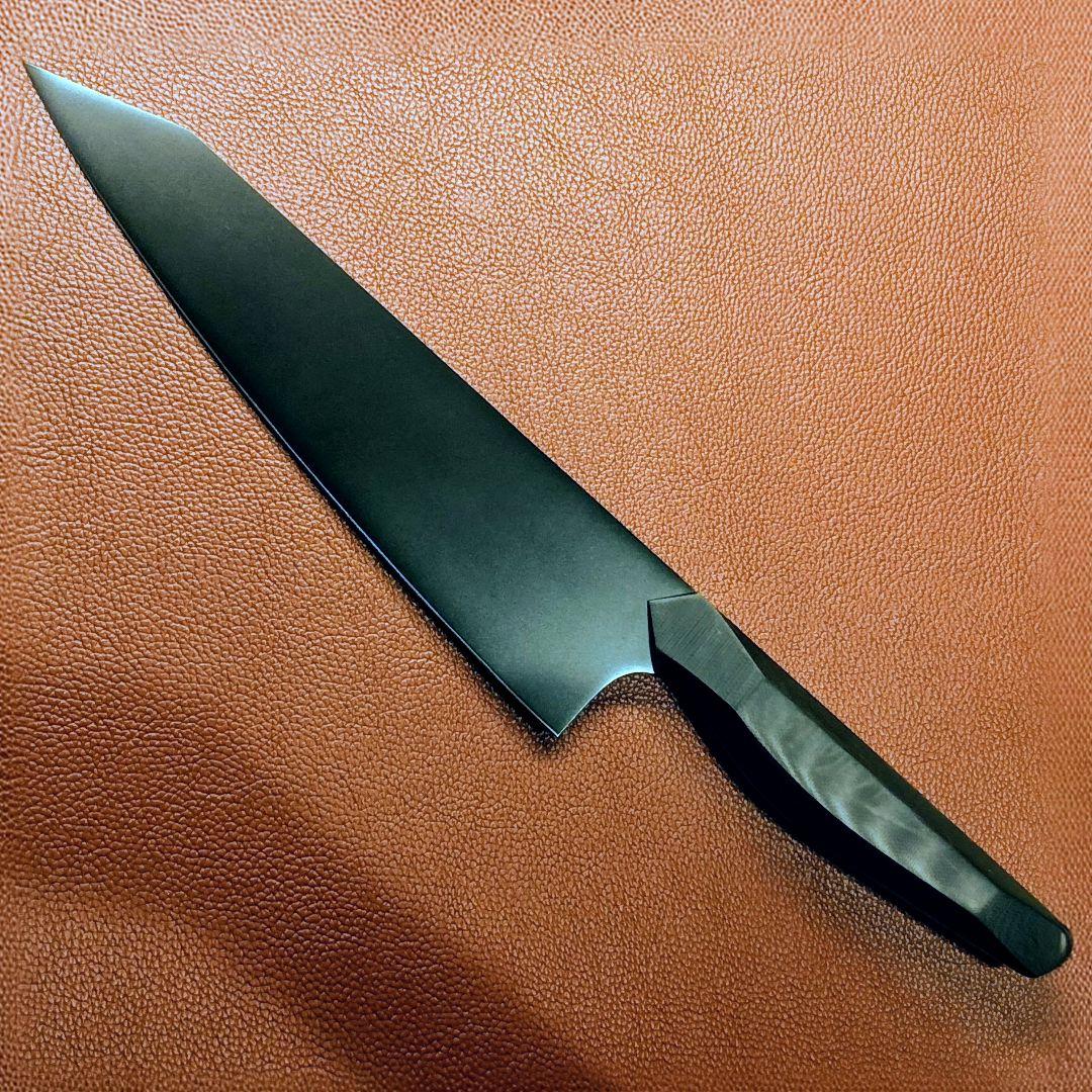 【新作】剣型　高炭素　牛刀　G10　ミリタリーグリップ