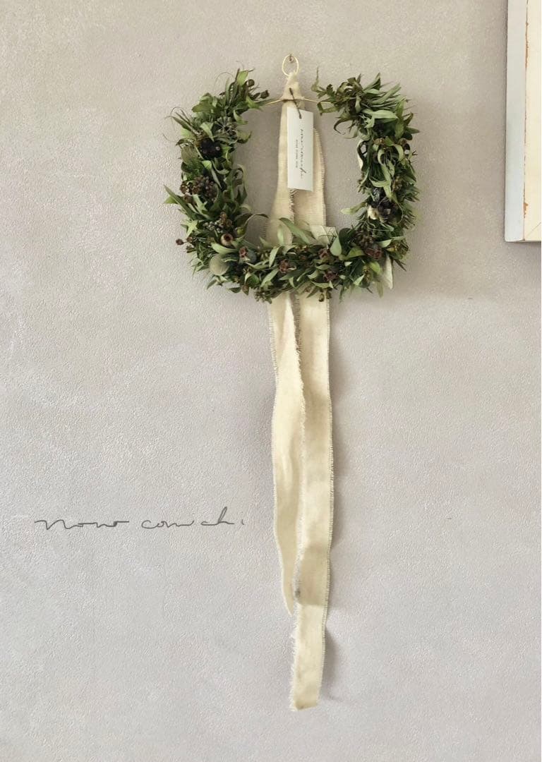 ご確認用　マートルの実とポポラスベリーのスクエアリース