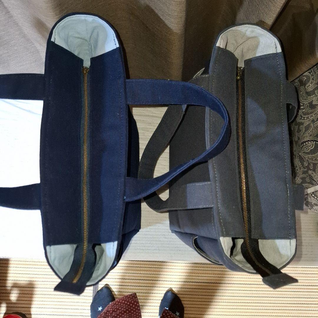 8号帆布トートバッグ　ハンドメイド