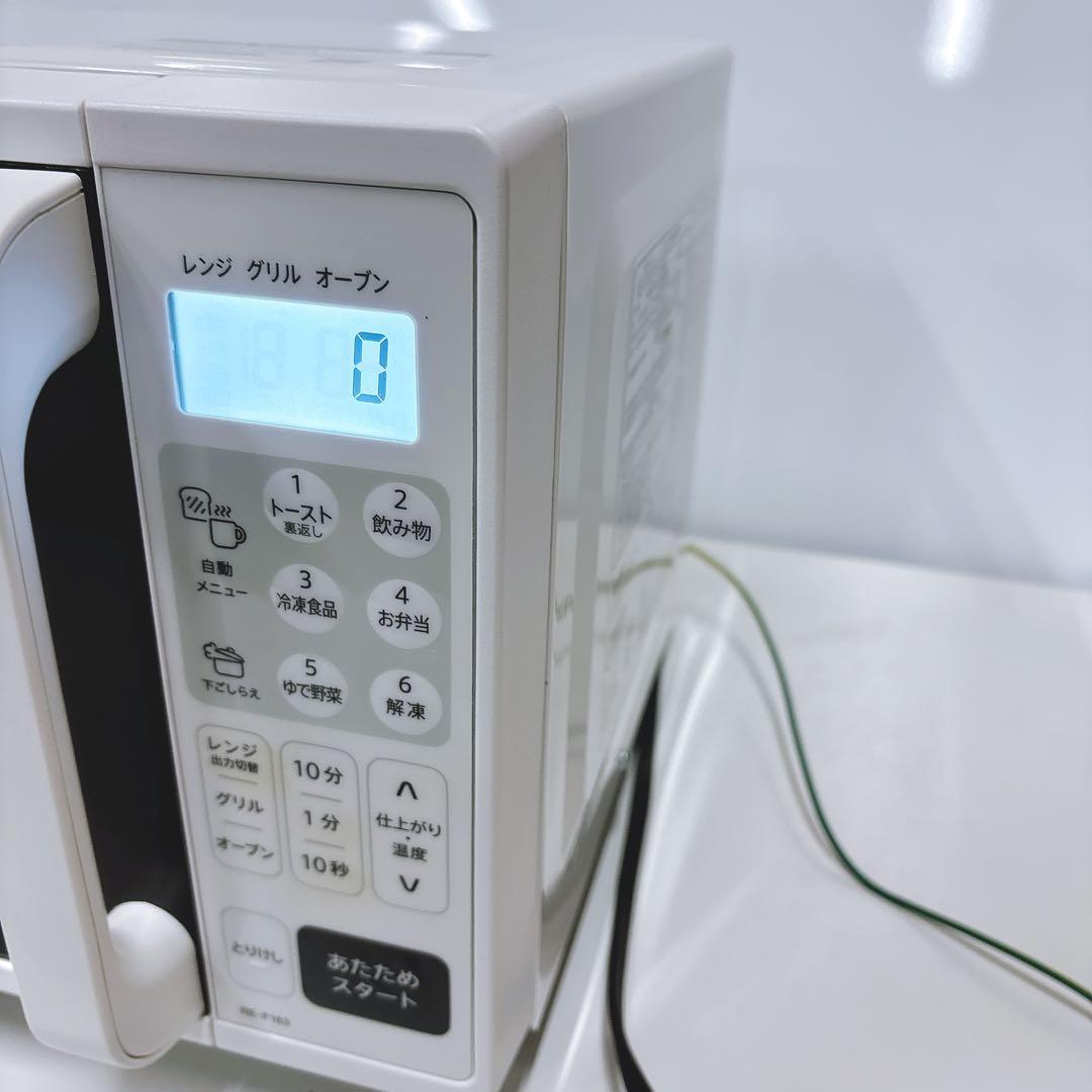 ②2023年製SHARPフラット オーブンレンジRE-F163-W