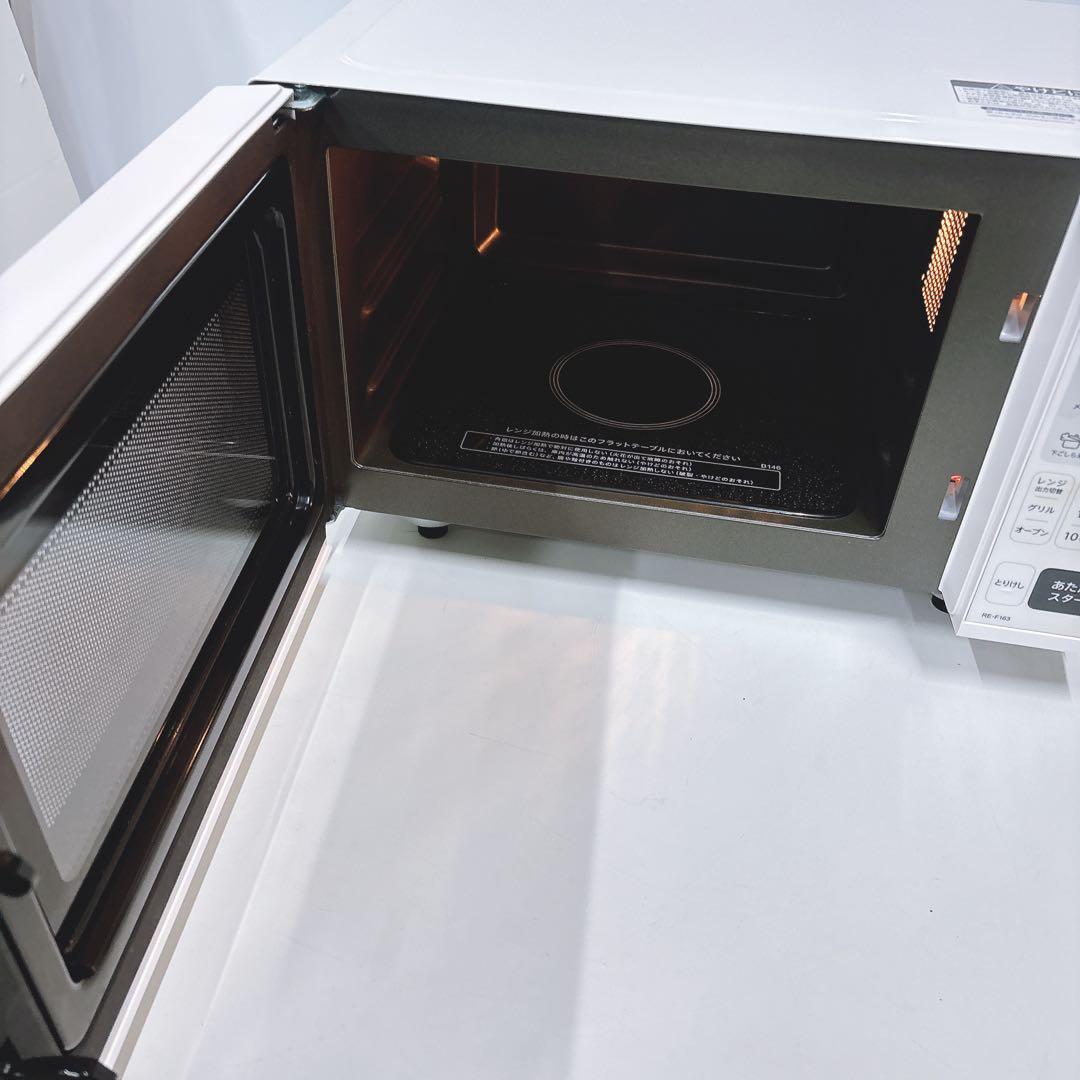 ②2023年製SHARPフラット オーブンレンジRE-F163-W