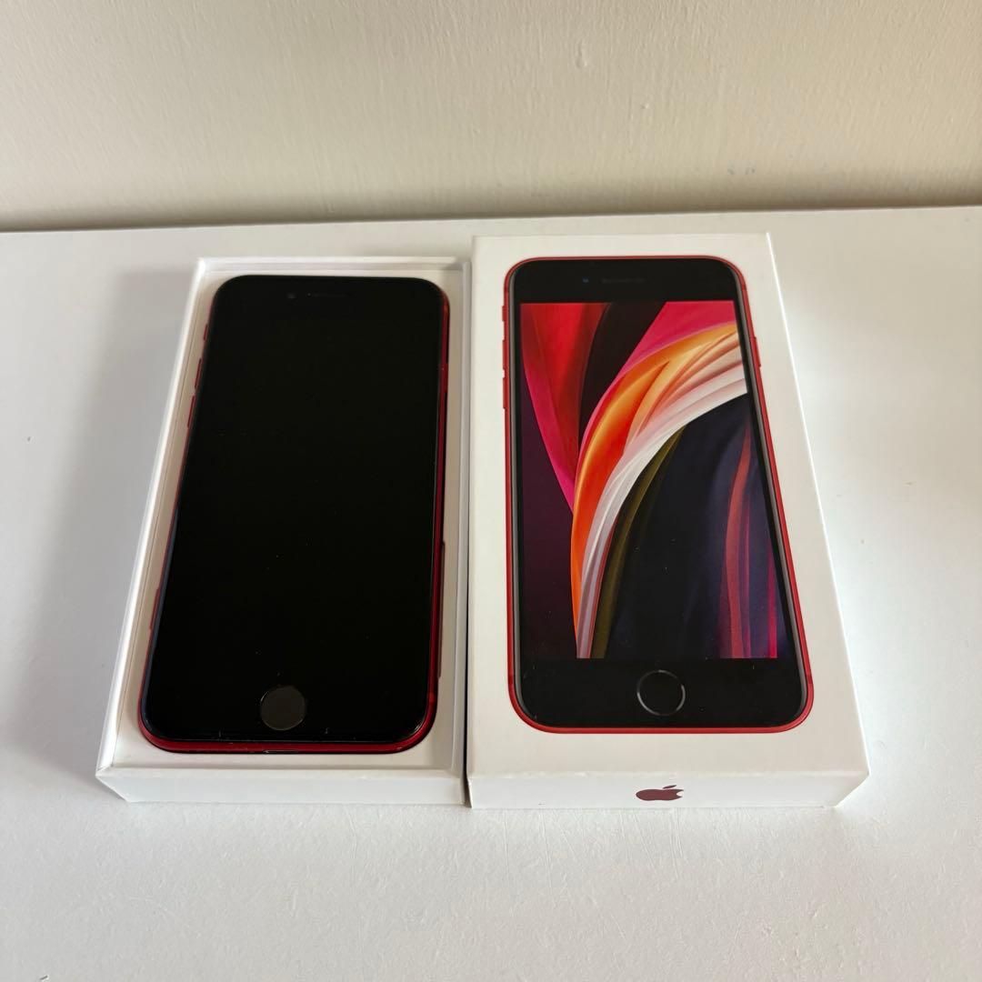 Apple iPhoneSE2本体 PRODUCT RED 赤　128GB