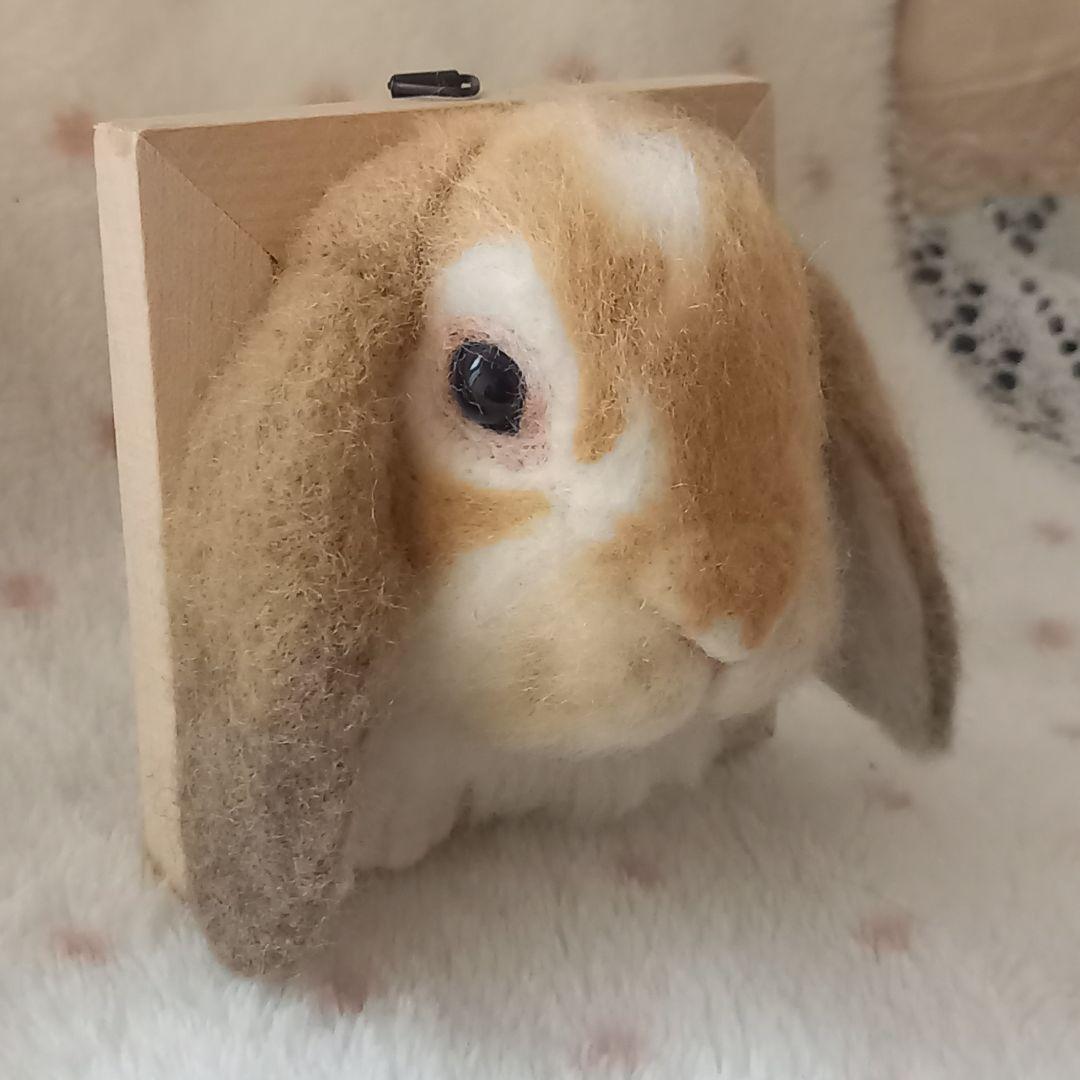 専用出品 うさぎフレーム うちのこ オーダーメイド 羊毛フェルト ハンドメイド
